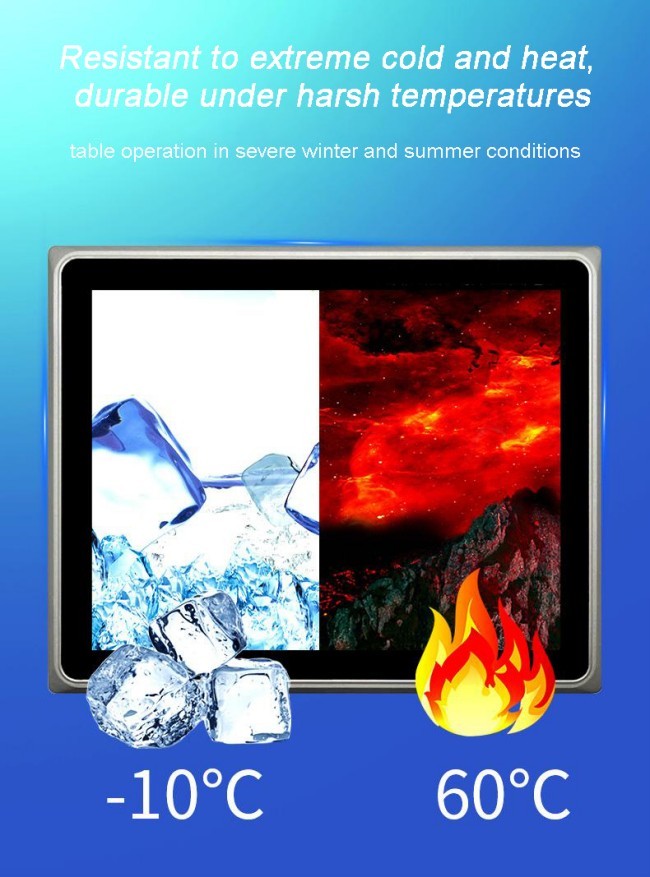 New 15 Inch Industrial tablet computers With HD Playback Embedded High Sensitive All in One PC