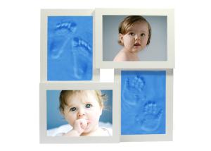 Wholesale 7 Inch Baby Clay Frame Customized Color Handprint Footprint Photo Frame from china suppliers
