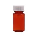 Collar Material PET 15mL Round Shape Plastic Bottle for Solid Tablet Capsule
