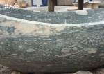 Marble / Granite Nature Stone Bathtub Smoothness Surface OEM Service