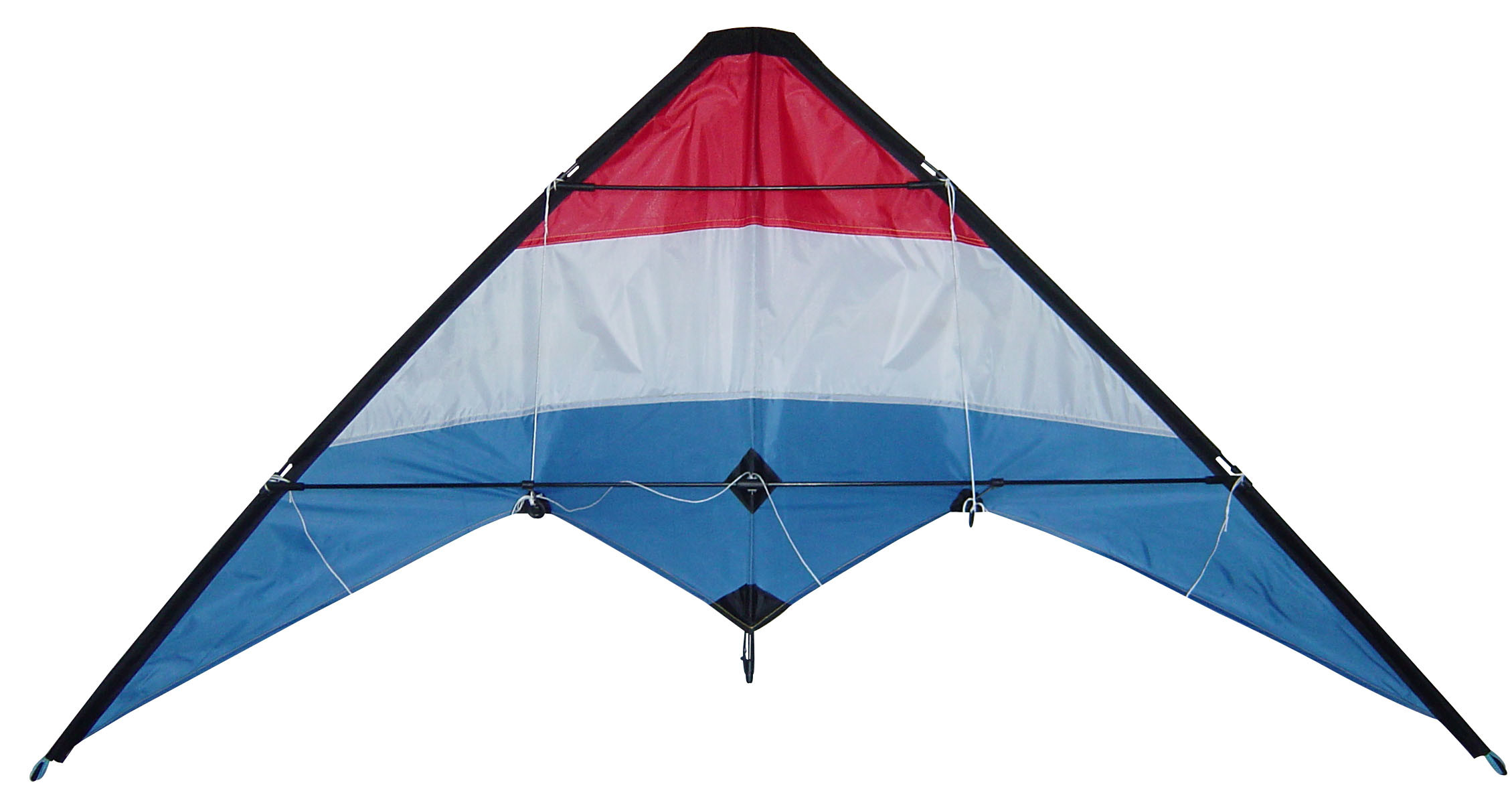 Stackable colorized fabric Delta stunt kite, adults delta kite for sports