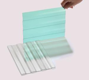 Wholesale 996mm 998mm Polycarbonate Embossed Sheet Green Roofing Sheet For Building from china suppliers