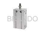 Aluminum Alloy Double Acting Pneumatic Cylinders , Small Air Cylinders