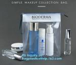 cosmetic zipper bag clothes bags, Slider zipper stand up bag, Plastic Cosmetic