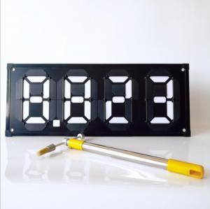 Wholesale Translucent Type 88.88 Gas Station Digital Price Signs Magnetic Flip Petrol Price Board from china suppliers