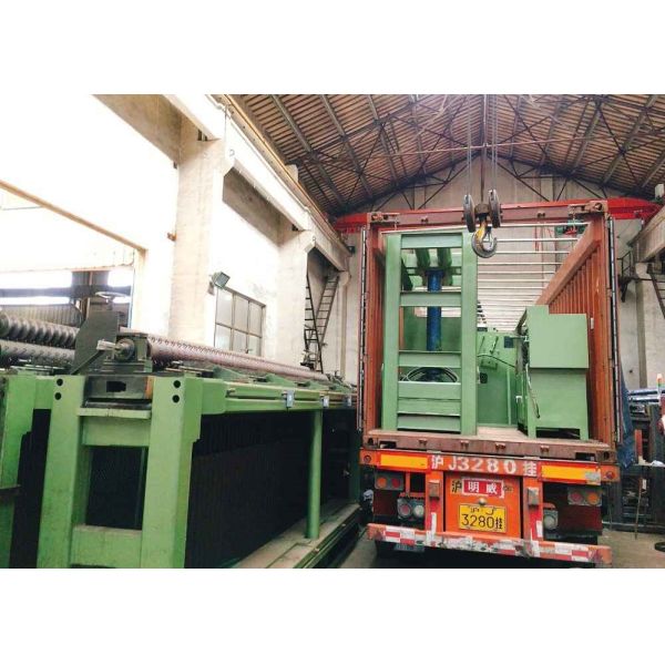 Galvanised Gabion Making Machine Double Twist 60*80mm Lake Shore Protection