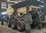 4.5m Height 47T Impact Crusher Plant Mobile Crushing Station