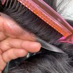 Revert Knots Full Thin PU Skin Base Human Hair Unit Men Toupee Without hair
