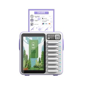 Wholesale OEM Power Bank Rental Kiosk For Restaurant 5000mAh*8 E1009 from china suppliers