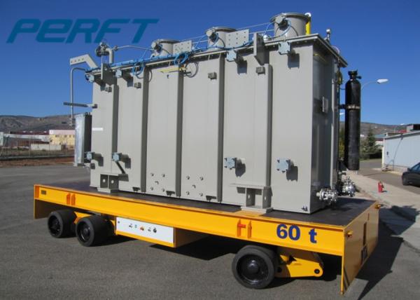 Steel Coil Motorized Transfer Trolley Agv For Industrial Heavy Load Material