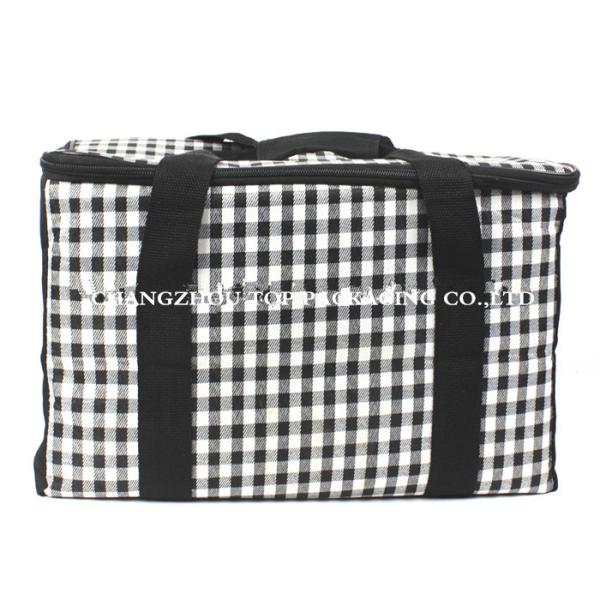 Tartan Designinsulated Cooler Bags / Disposal Lunch For Picnic ISO9001