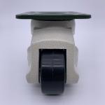 Nylon Retractable Leveling Machine Castors Adjustable Caster Wheels