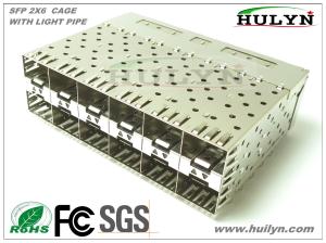Wholesale SFP Module 2x6 Stacked SFP Jack With LEDs from china suppliers