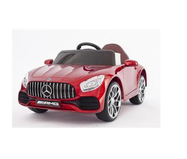 Plastic Type PP red 2-seat 12v electric charging children's toy car for girls in