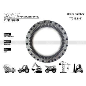 Wholesale Black EC290B Excavator Swing Inner Gear Ring With Gear Meshing Installation VOE14547266 from china suppliers