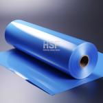 20um Coated PET Non Silicone Release Film Translucent Blue