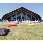 Waterproofing Customized Size Curved Event Tent Sports Stadium SGS Cetification
