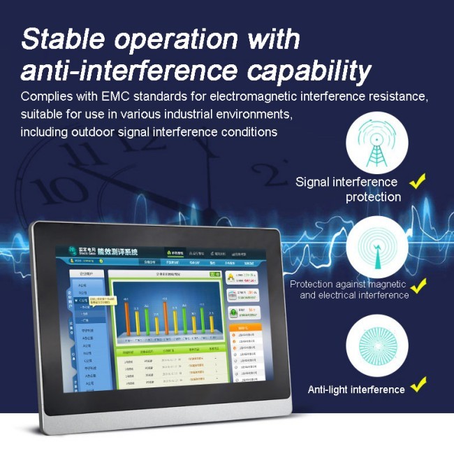 Industrial Capacitive/Resistive Monitor 27 Inch DC12 Volts Embedded Industrial All-in-One Touchscreen