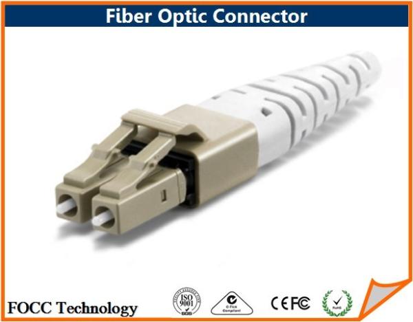 Network Singlemode Fiber Optic LC Connector For Dual Cable and Zip Cord
