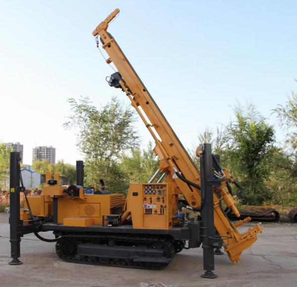 Adjustable Axial Pressure and Working Air Pressure 1.6-8 MPa RC Drill Rig for