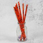 6mm 8mm the inside diameter of yellow color Biodegradable Paper Drinking Straws