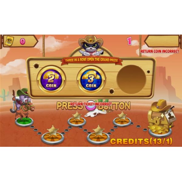 Customized Lottery Ticket Machine For Entertainment / Coin Operated Arcade Game