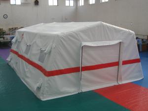 Wholesale Traditional White Hospital Color Inflatable Tent , 0.65mm PVC Inflatable Emergency Tent from china suppliers