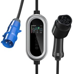 Wholesale Europe 1 Phase Joint Ev Charging Cable Home Ev Charger Unit 5m 32a Ac Type2 7kw from china suppliers