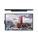 LCD in Glass window Semi-outdoor facing Advertisement Solution in size 43" 55"