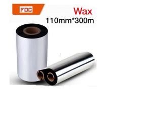 Wholesale 110mm * 300m Durable Thermal Transfer Ribbon , Wax Resin Ribbon For Citizen / Zebra from china suppliers
