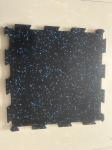 50X50cm 15~20mm Non Toxic Non Slip 100% Recycled Rubber Floor Puzzle Interlockin