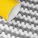 2000gsm Water Absorbent Chenille Bath Mat Runner Machine Washable