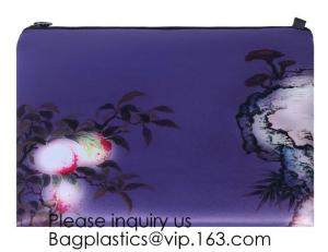 Wholesale Eco Friendly Coat Canvas Large Travel Cosmetic Bag Brand Set With Bottle,Birds and flowers Makeup Cosmetic Case Custom from china suppliers
