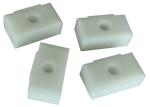 White / Black POM PP Plastic Injection Molding Machine Spare Parts