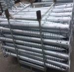 ASME Galvanized Steel Ground Screw Pile Q355 For Construction Foundation