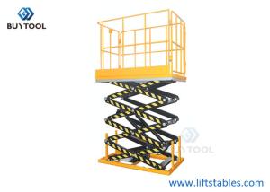 Wholesale 881lbs Electric Lift Work Table High Travel Lifts With Safety Handrail 1700x1000mm from china suppliers