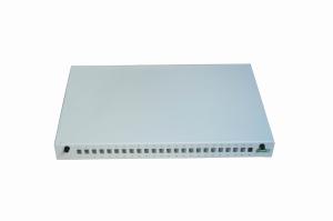 Wholesale 1U 19'' Rack Mount 24 Ports 19 INCH DRAWER OPTICAL FTTH Fiber Patch Panel from china suppliers