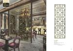 China Manufacturer Decorative Modern Design Metal Folding Screen Foom Dividers