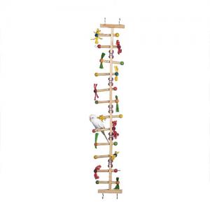 China small forage n play wood bird ladder, for finches and parakeets,15inches on sale