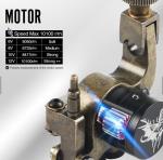 Electric 10W Strong Motor Master Rotary Tattoo Machine Gun DC 5.5 Body Art Lucky