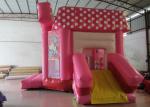 Pink princess inflatable combo castle lovely inflatable combo house for children