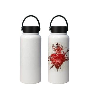 Wholesale Double Wall Blank Sublimation Tumblers Vacuum Insulated 304 Stainless Steel Water Bottle Wide Mouth Flask from china suppliers