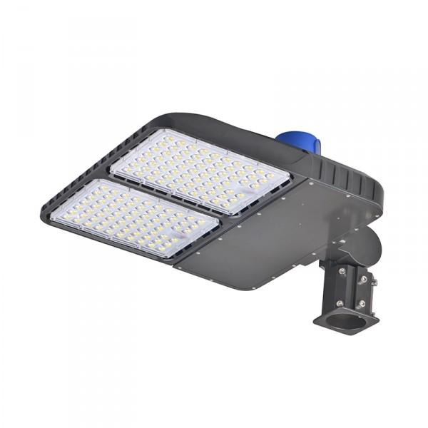 Energy Saving LED Shoebox Lights 240W 320W Slipfitter Mount With Photocell