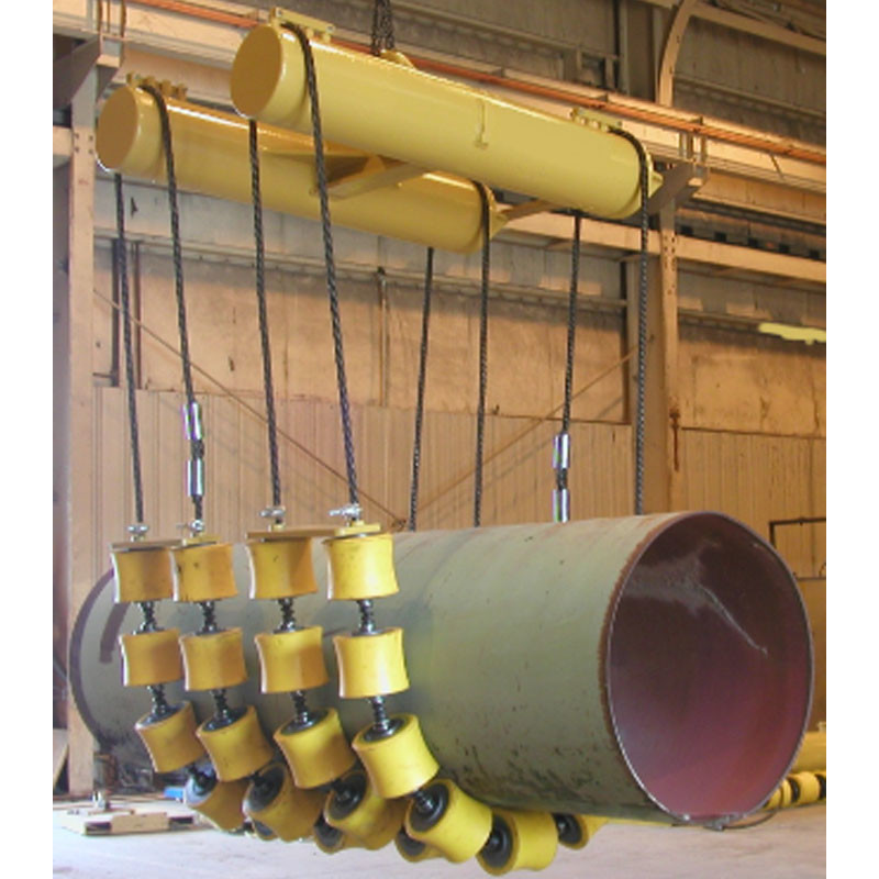 1219mm-1524mm Pipe Roller Cradle Pipe Lifting And Lowering Equipment