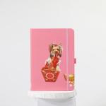 128gsm 1C Pantone Recycled Paper Notebook Hardcover Leather 128sht