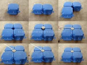 Wholesale Floating pontoon cubes PE Floating platform for boat and jet ski from china suppliers
