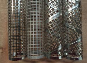 Wholesale spiral welded air center core perforated filter tube filter element frame 316 metal pipes from china suppliers