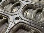 6061 Aluminum Polished Pulp Mold Food Tray Mould Tool For Thermoformed Machine