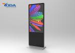 350cd/m2 Floor Standing Advertising Display Digital Signage 1080P LAN Network