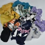 Australia colored t-shirt wiping rags Industrial 10kg bales 100% cotton T-shirt